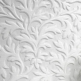 Anaglypta Luxury Textured Vinyl Wallpaper High Leaf - RD80026
