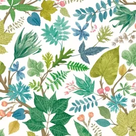 Ohpopsi Lush Leaves Fresh Fern Wallpaper - RON50116W