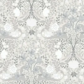 Galerie Sommarang 2 Frösö White/Grey Wallpaper - S24107