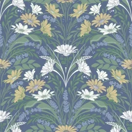 Galerie Sommarang 2 Värmdö Blue/Yellow Wallpaper - S24116