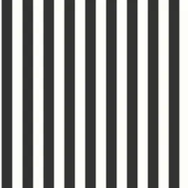 Galerie Simply Silks 4 Formal Stripe Black/Silver Metallic Wallpaper - SB37913