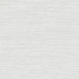 Galerie Simply Silks 4 Grasscloth Silver Metallic Wallpaper - SB37920