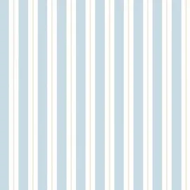 Ohpopsi Wide Multi Stripe Wedgewood Wallpaper - SIS50133W