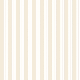 Ohpopsi Wide Multi Stripe Oatmeal Wallpaper - SIS50136W