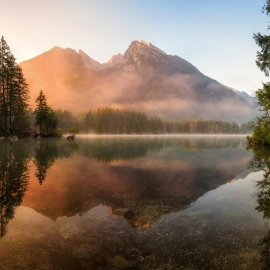 Anaglypta Wall-art Mountain Lake Wall Mural - 5074-8