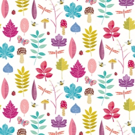 Ohpopsi Forest Floor Dolly Mixture Wallpaper - WGU50104W