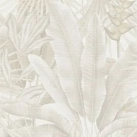 Galerie Welcome Home Tropical Leaves Beige Wallpaper - WH30116