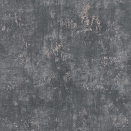 Galerie Welcome Home Distressed Texture Black Metallic Wallpaper - WH30181