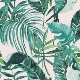 Ohpopsi Palera Palm Leaves Turquoise Wallpaper - WLD53101W