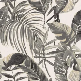Ohpopsi Palera Palm Leaves Sable/Stone Wallpaper - WLD53102W