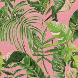 Ohpopsi Palera Palm Leaves Fuchsia Wallpaper - WLD53104W