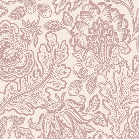 Belgravia Decor Fernhurst Floral Trail Pink Wallpaper - 1113