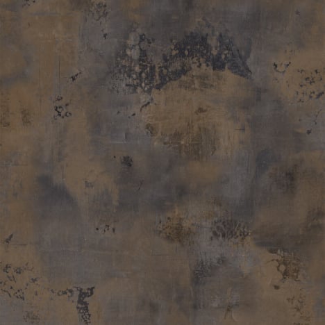Grandeco Galvanised Concrete Plum/Gold Metallic Wallpaper - 186401
