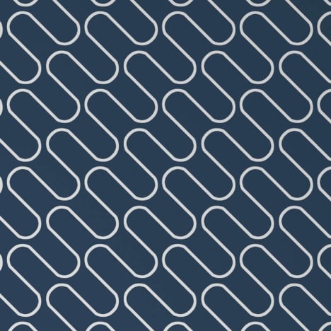 Catherine Lansfield Linear Curve Navy Blue Wallpaper - 206503