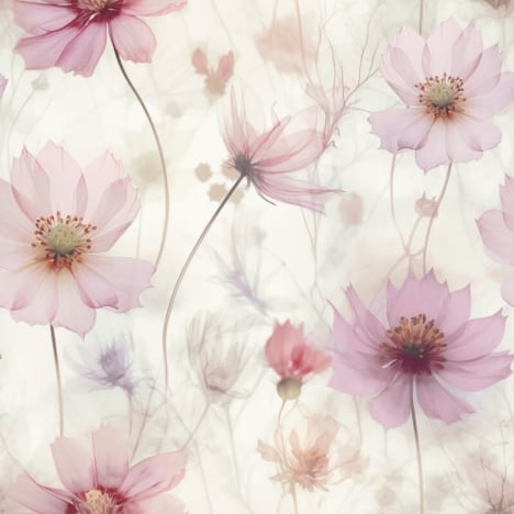 Muriva Lissa Flower Pink Metallic Wallpaper - 215501