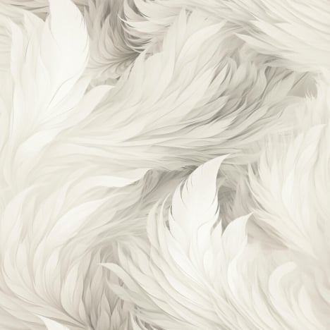 Muriva Plumes Feather Ivory Wallpaper - 217502