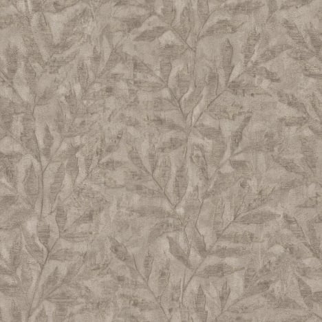 Rasch Richmond Leaf Taupe Metallic Wallpaper - 315035