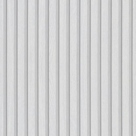 Galerie Eden Wood Panelling White Wallpaper - 33956