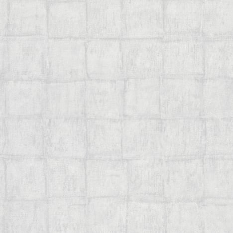 Galerie Eden Stone Tile White Wallpaper - 33968