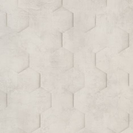 Galerie 3D Geometric Hexagon Greige Wallpaper - 34158