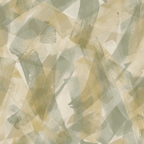 Holden Decor Rhapsody Artistry Abstract Green/Beige Wallpaper - 36322