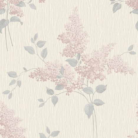 Belgravia Decor Tiffany Fiore Floral Blush/Grey Wallpaper - 41310