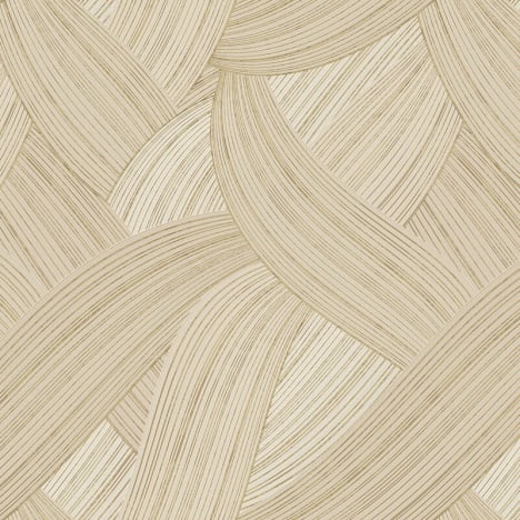 Galerie Italian Flowing Geometric Cream/Beige Wallpaper - 49332