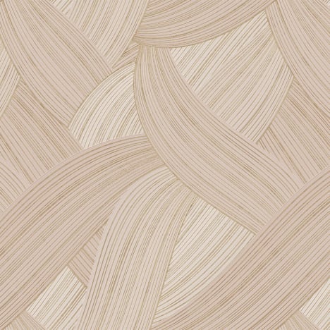 Galerie Italian Flowing Geometric Warm Beige Wallpaper - 49333