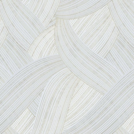 Galerie Italian Flowing Geometric Cream/Blue Wallpaper - 49336