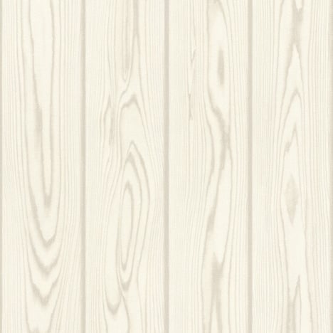 Rasch Wooden Planks White Wallpaper - 499513