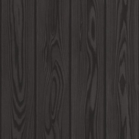 Rasch Wooden Planks Ebony Wallpaper - 499544