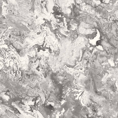 Rasch Serafina Marble Black/White Metallic Wallpaper - 535051