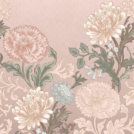 Rasch Floral Blossom Blush Pink Multi Wall Mural - 552249