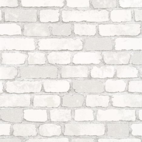 Galerie Industrial Effect Stone White Wallpaper - 58412