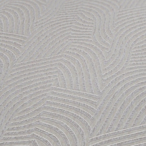 Daniel Hechter Abstract Wave Grey Metallic Wallpaper - 78153-1