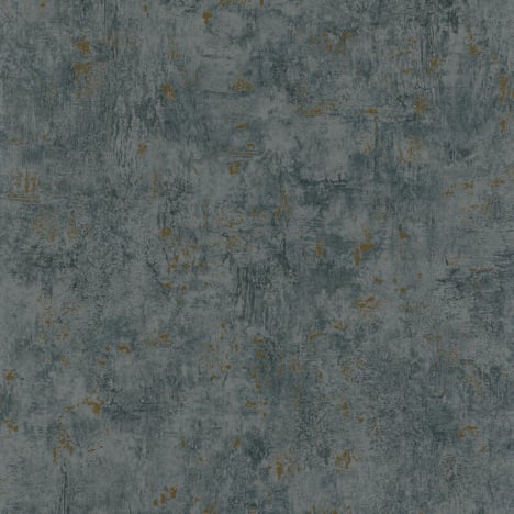 Galerie Olio Distressed Texture Anthracite Metallic Wallpaper - 82373