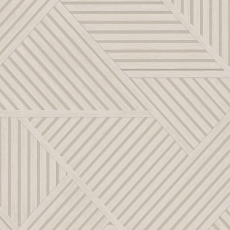 Holden Decor Elba Geometric Wood Cream Wallpaper - 91414