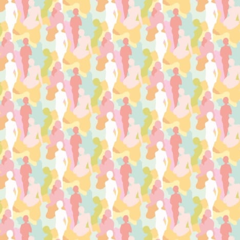 Ohpopsi Silhouette Citrus Punch Wallpaper - ABS50112W