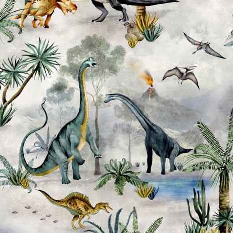 Belgravia Decor Dinosaur Kingdom Multi Wallpaper - 7700