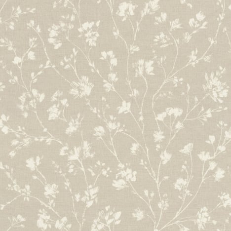 Freundin Floral Motif Beige/Cream Wallpaper - 463811