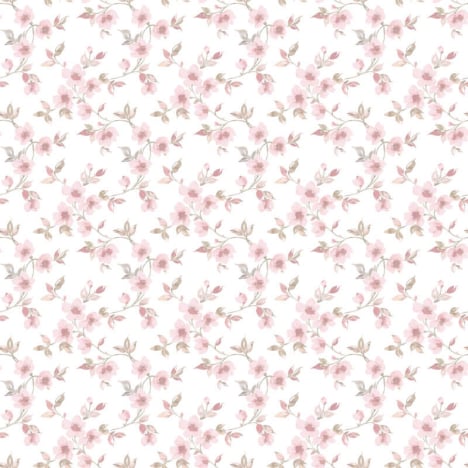Galerie Anemone Mini Dusty Pink/Taupe Wallpaper - G78484