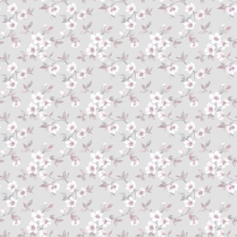 Galerie Anemone Mini Grey/Pink Wallpaper - G78485