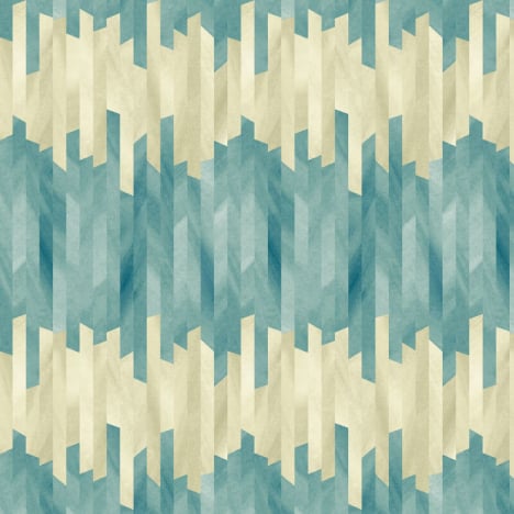 Ohpopsi Strata Horizontal Stripe Seafoam Wallpaper - GRA50117W