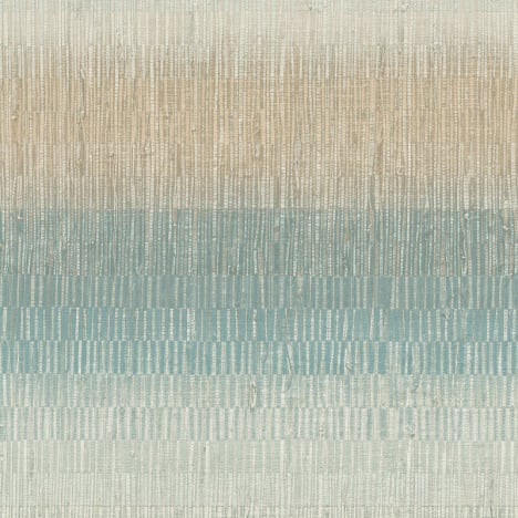 Grandeco Malibu Stripe Effect Aqua Wallpaper - A51201