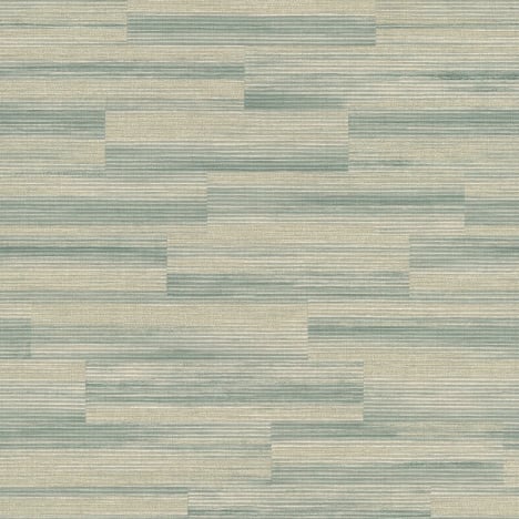 Grandeco Raffia Plain Sage Green Metallic Wallpaper - EE1102