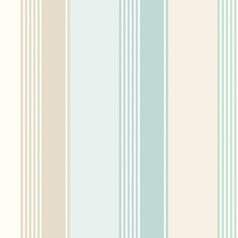 Ohpopsi Laid Bare Multi Stripe Turquoise Wallpaper - LBK50151W