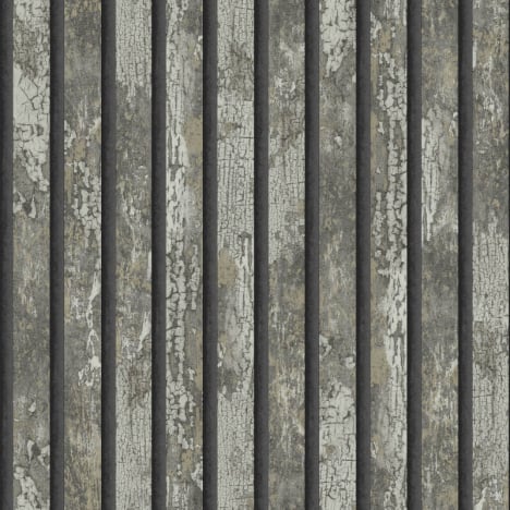 Crown Carbon Oxidize Stripe Grey Metallic Wallpaper - M1751