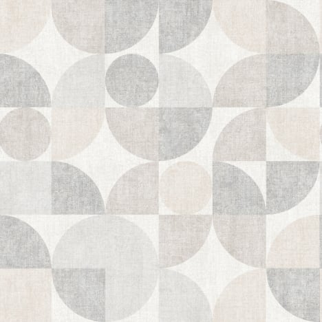 Muriva Circa Geometric Taupe/Natural Wallpaper - M62107