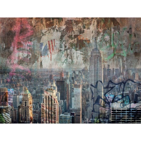 Grandeco Young Edition New York Multi Wall Mural - ML3701