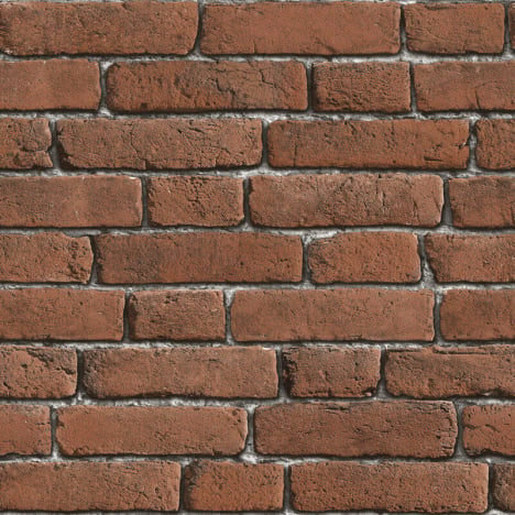 Muriva Brick 3D Effect Red Wallpaper - J30108